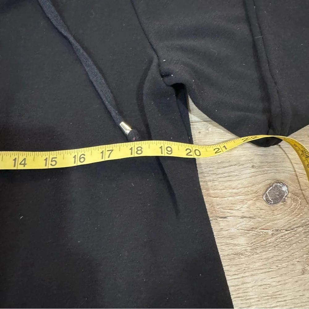 Zeagoo black long sleeved zip up hoodie with drawstrings, front pockets, XXL. - Picture 6 of 10